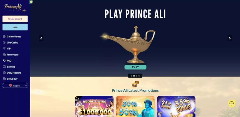 Présentation de prince ali casino en ligne